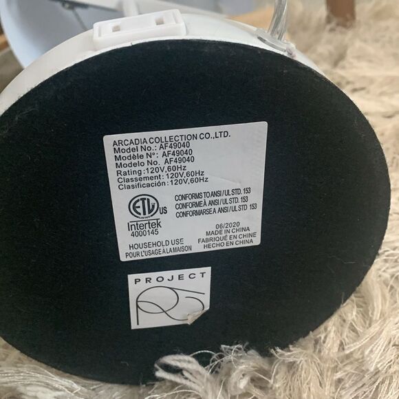 Target Project 62 White Dome Side Table Lamp With Base Outlet - Picture 10 of 17